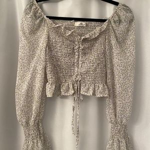Mochy Ruched body crop top